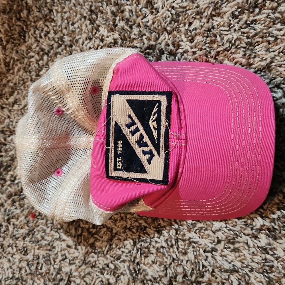 Vail Snapback Mesh Back Trucker Hat Blue One Size Adjustable Legacy